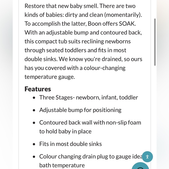 Boon baby bath - Picture 3 of 3